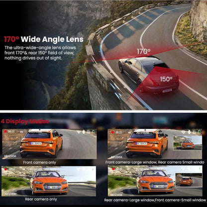 Soam View 4K: cámara de tablero dual con WiFi y monitor 24 horas